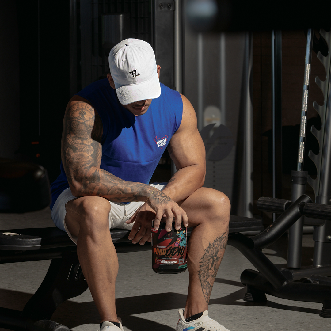 Boné Aba Curva Force Labz FL - Branco Algodão Premium