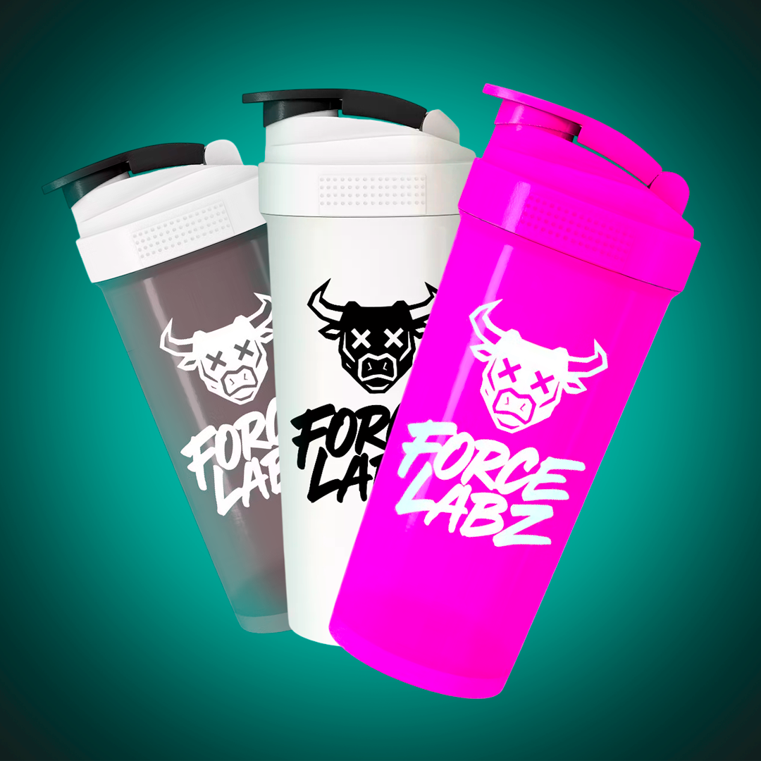Coqueteleira (Shaker) Force Labz 700ml - Logo Touro