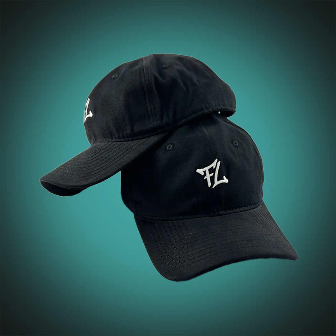 Boné Aba Curva Force Labz FL - Preto Algodão Premium