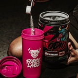 Coqueteleira (Shaker) Force Labz 700ml - Logo Touro