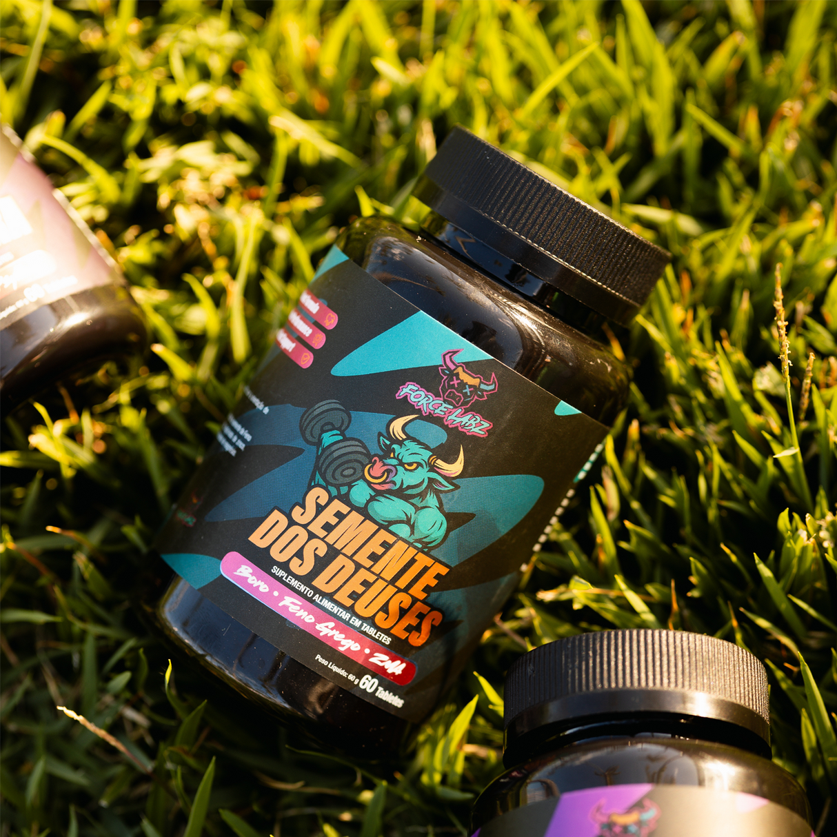 Semente dos Deuses - ZMA e Feno Grego - 60 Tabletes - Force Labz