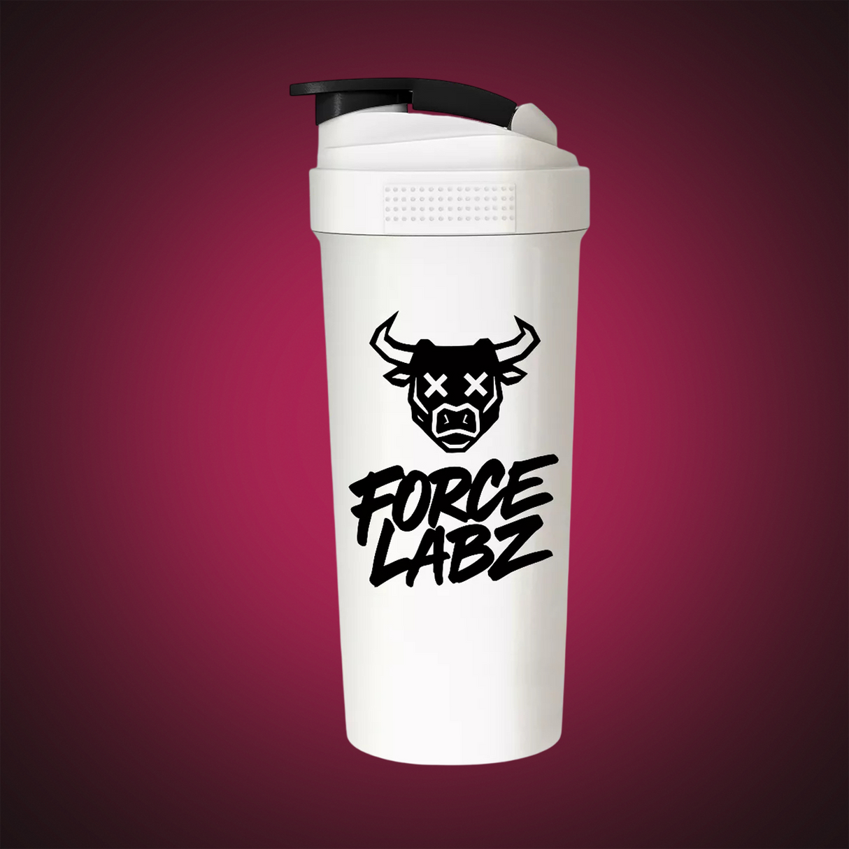 Coqueteleira (Shaker) Force Labz 700ml - Logo Touro