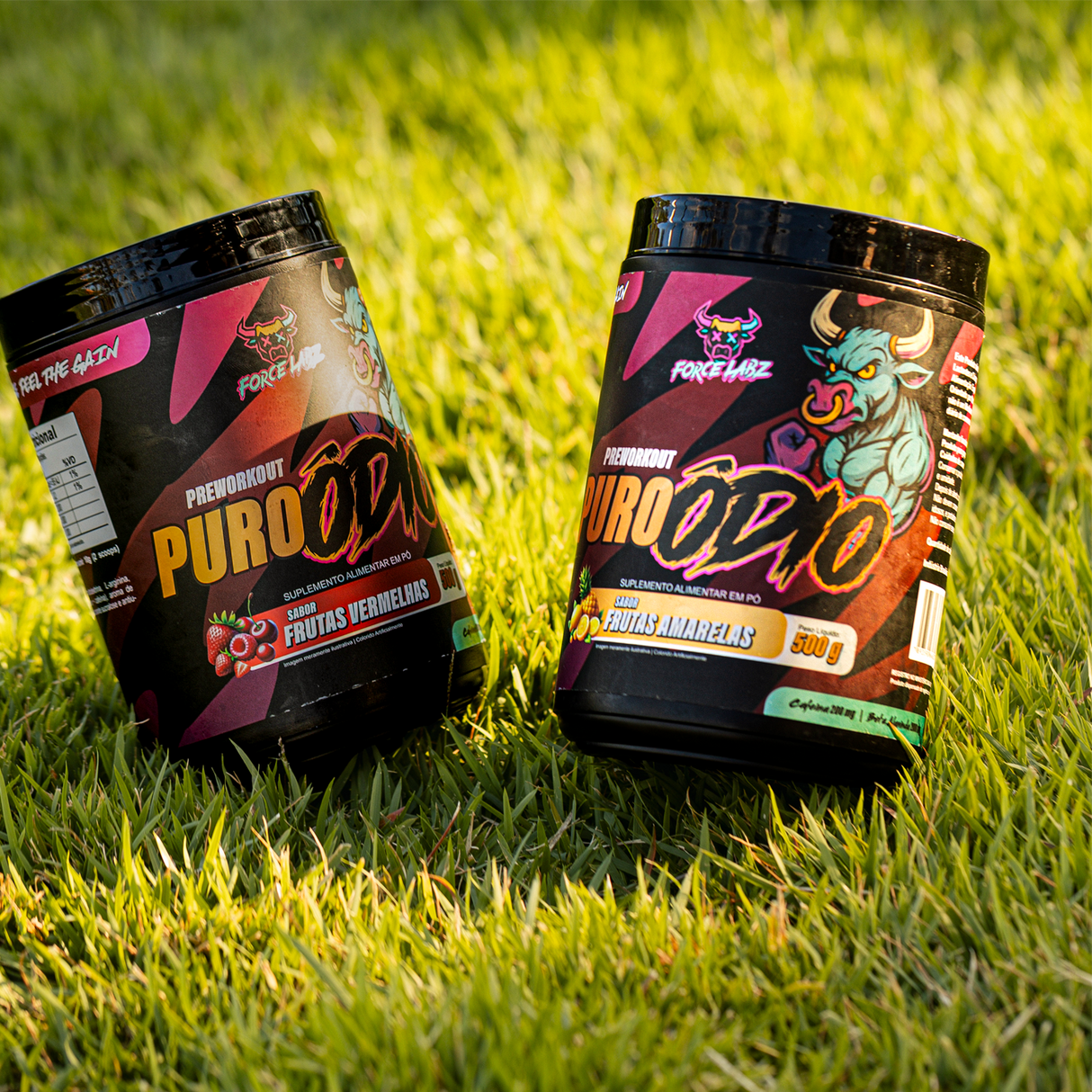 Pré-Treino Puro Ódio 500g - 200mg Cafeína - Force Labz