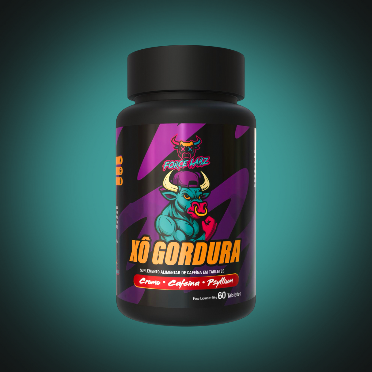 Termogênico Xô Gordura 60 Tabletes - 200mg Cafeína - Force Labz