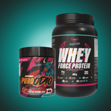 WHEY FORCE + PRÉ-TREINO FRUTAS VERMELHAS