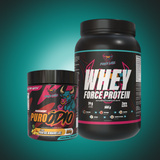 WHEY FORCE + PRÉ-TREINO FRUTAS AMARELA